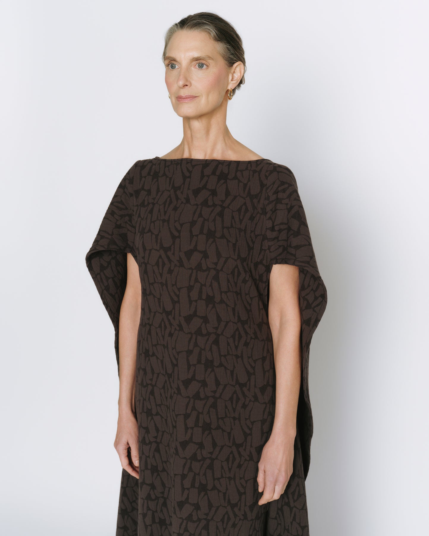 DIANA Jacquard Caftan - Iron