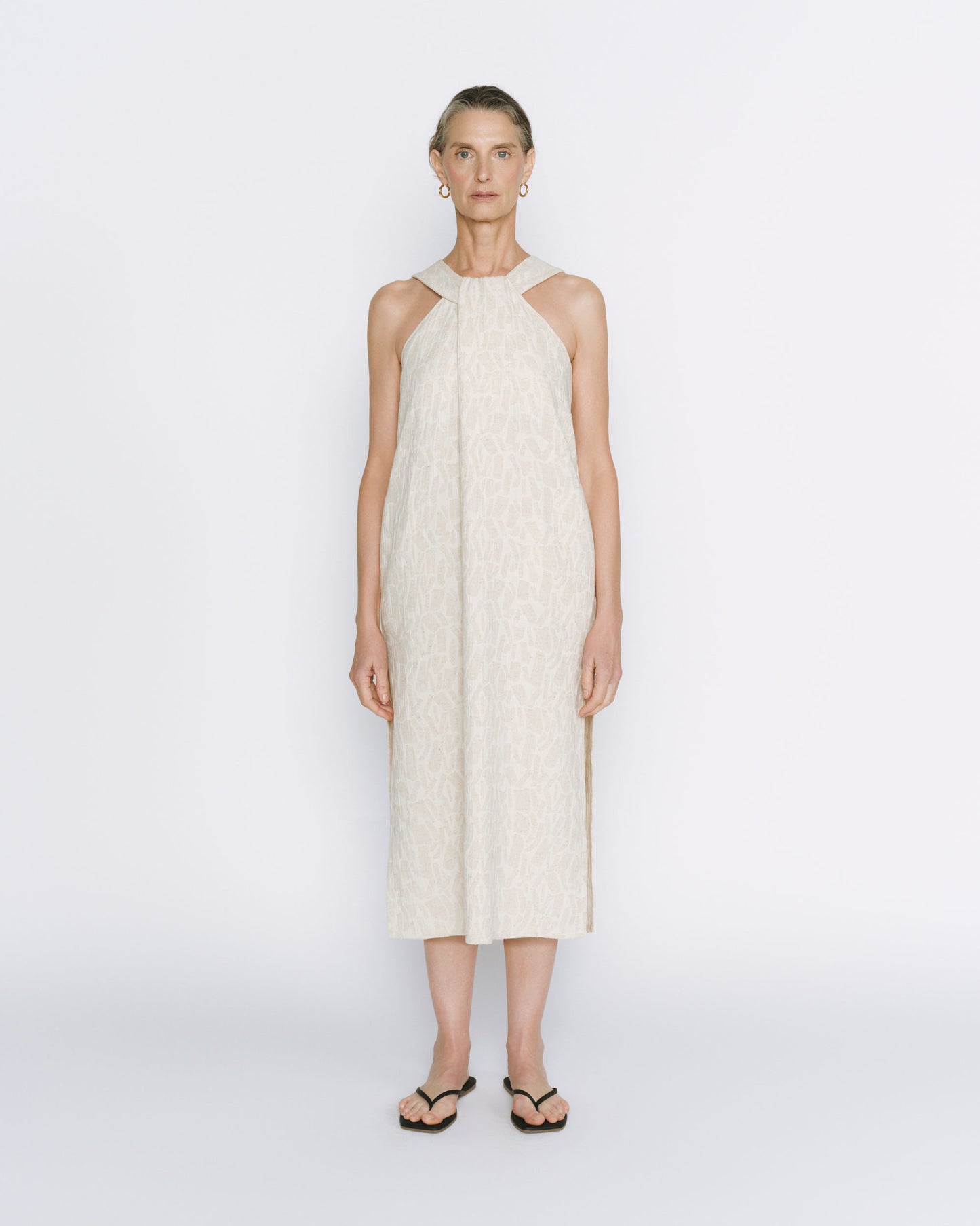 MARISA Halter Dress - Oat