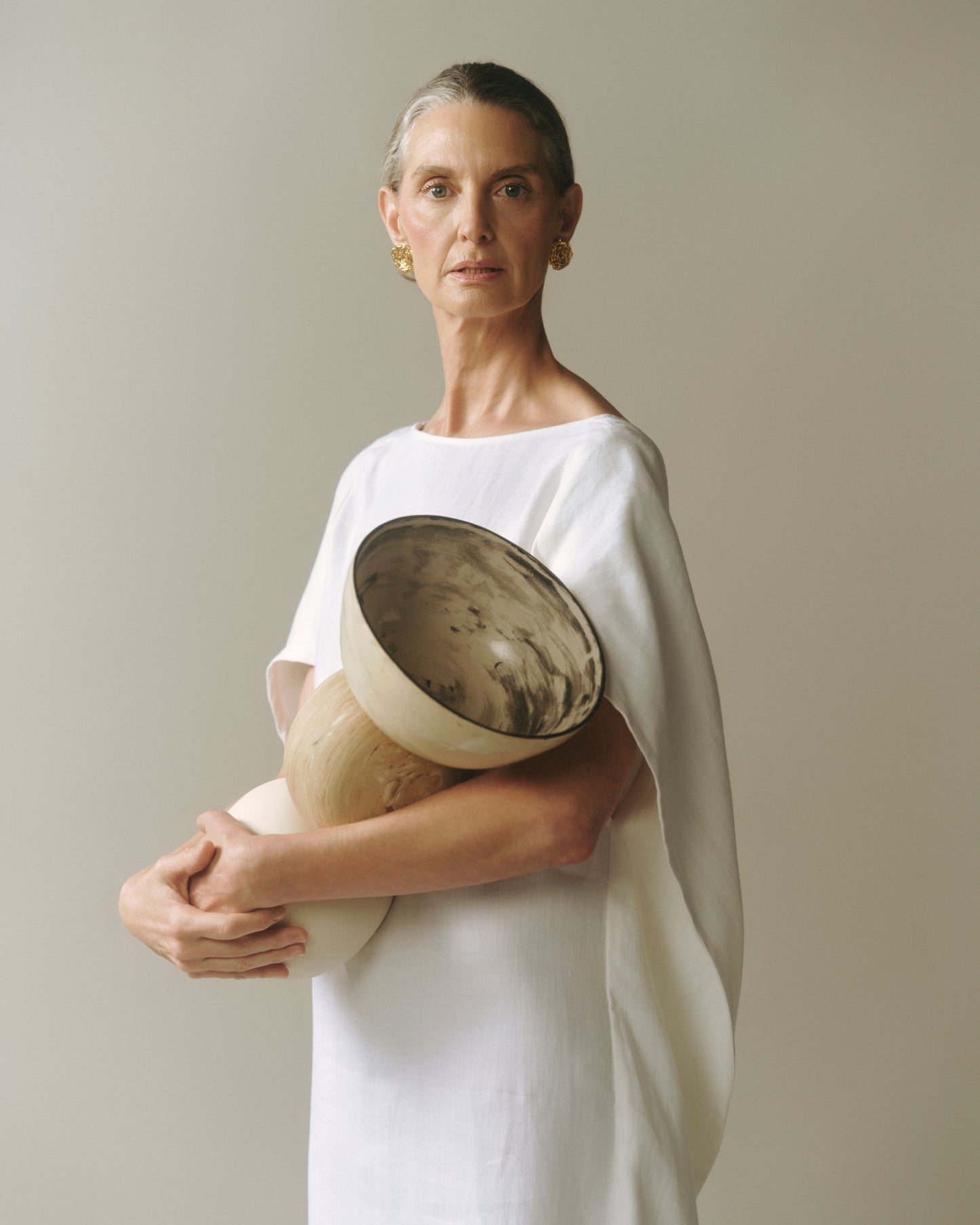 <transcy>Caftan en lin blanc Diana</transcy>