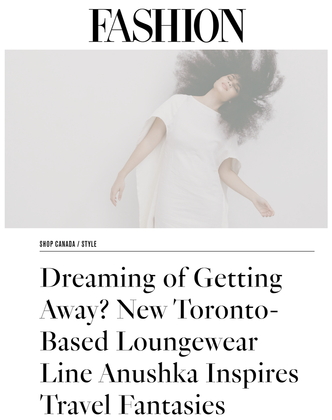 Anushka Studio featured in Fashion magazine.