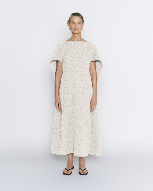DIANA Jacquard Caftan - Oat