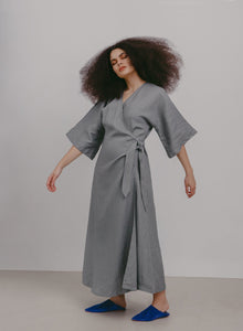 Grey Vera Robe Dress