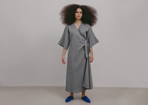 Grey Vera Robe Dress